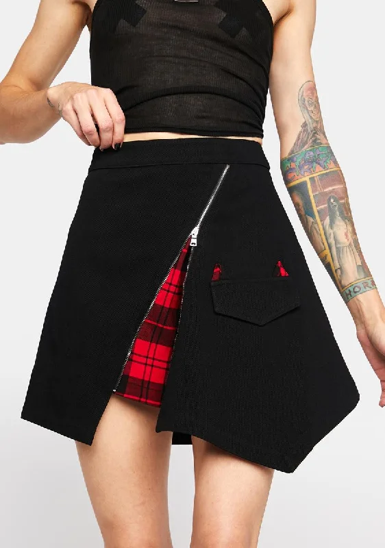 Redefining Women's Fashion Hell Girl Series Two Wear A-Line Skirt