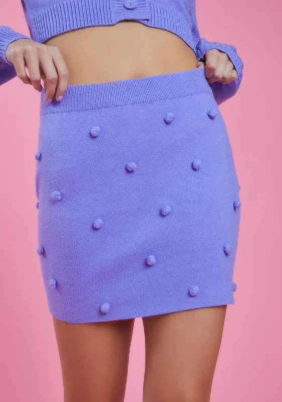 Style Revolution Dance With Me Pom Pom Sweater Skirt