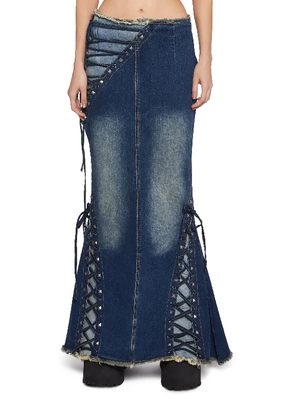 End of Season Sale Misunderstood Tendencies Maxi Skirt