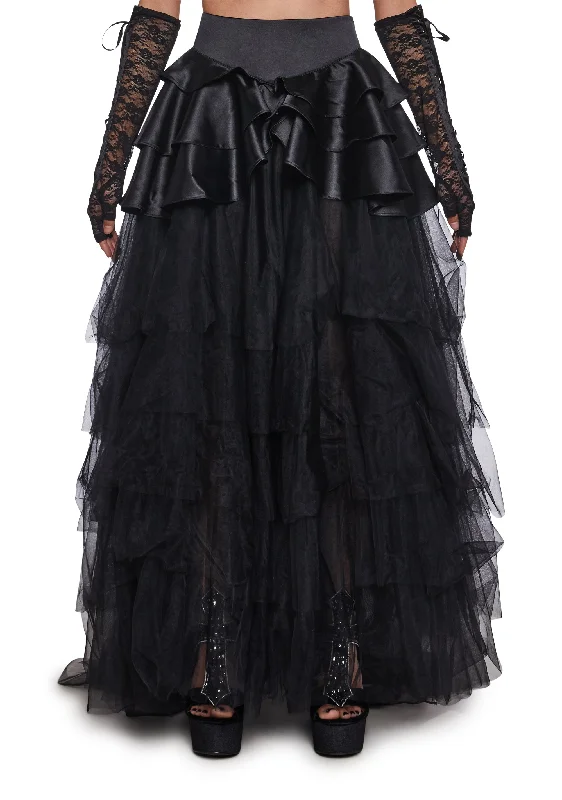 Online Boutiques Affordable Nocturne Enchantment Maxi Skirt