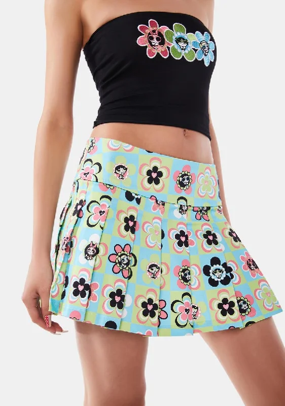 Unleash Your Trend Driven Style Power Of The Flower Mini Skirt