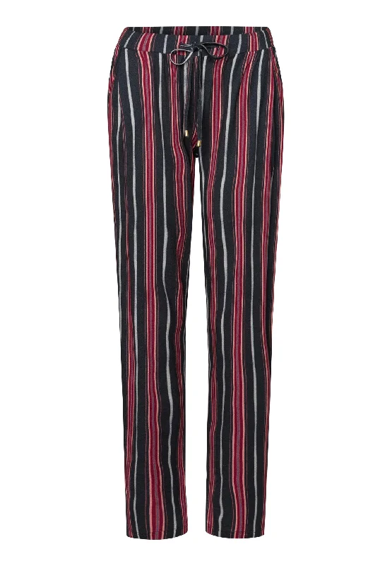 Women's Trendy Outfits Sleep And Lounge Knit Pants Print | Marsala Stripe 77882-2984