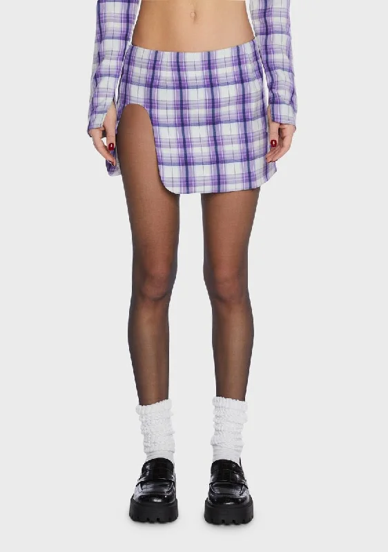 Comfort First Women's Fashion Wilson Plaid Mini Skirt