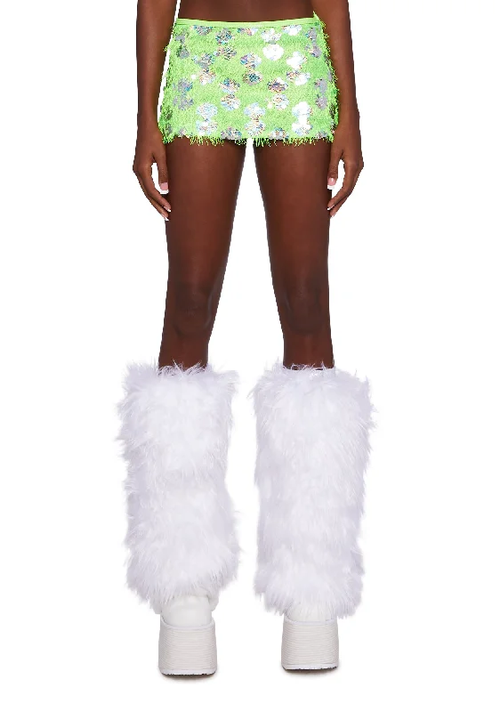 Graceful Fashion Neon Nights Mini Skirt