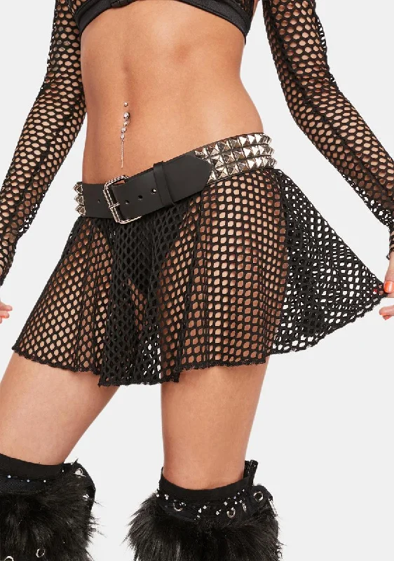 Innovate Your Wardrobe Galactic Fairy Fishnet Skirt