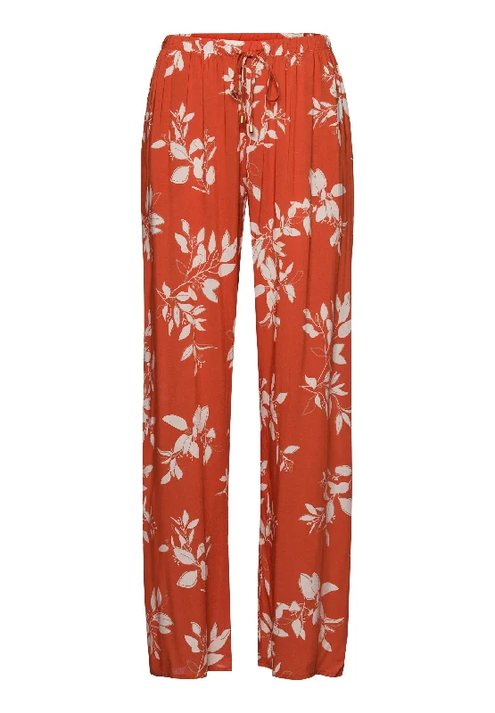 Women's Clothing Online Sleep And Lounge Pants | Tangerine Flowers 74850-2159