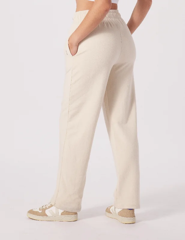 Innovate Your Wardrobe Straight Leg Sweatpant: Oatmilk