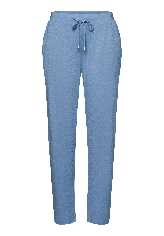 Hot Deals Sleep And Lounge Cotton Blend Drawstring Pants | Endless Blue 74846-2533