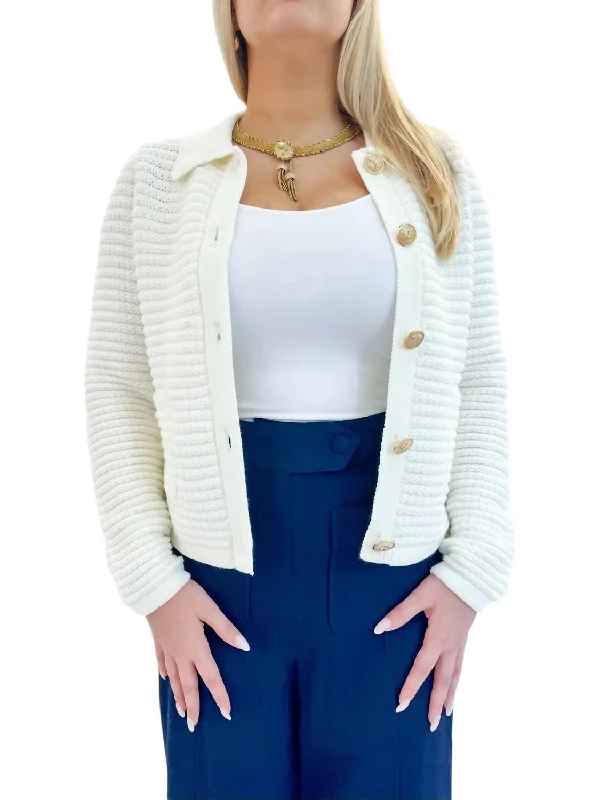 Flash Sale, Don't Miss Dalia Cardigan In Ivory