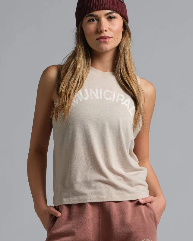 Browse Our Top Products Municipal Women's Origin Tank - STONE