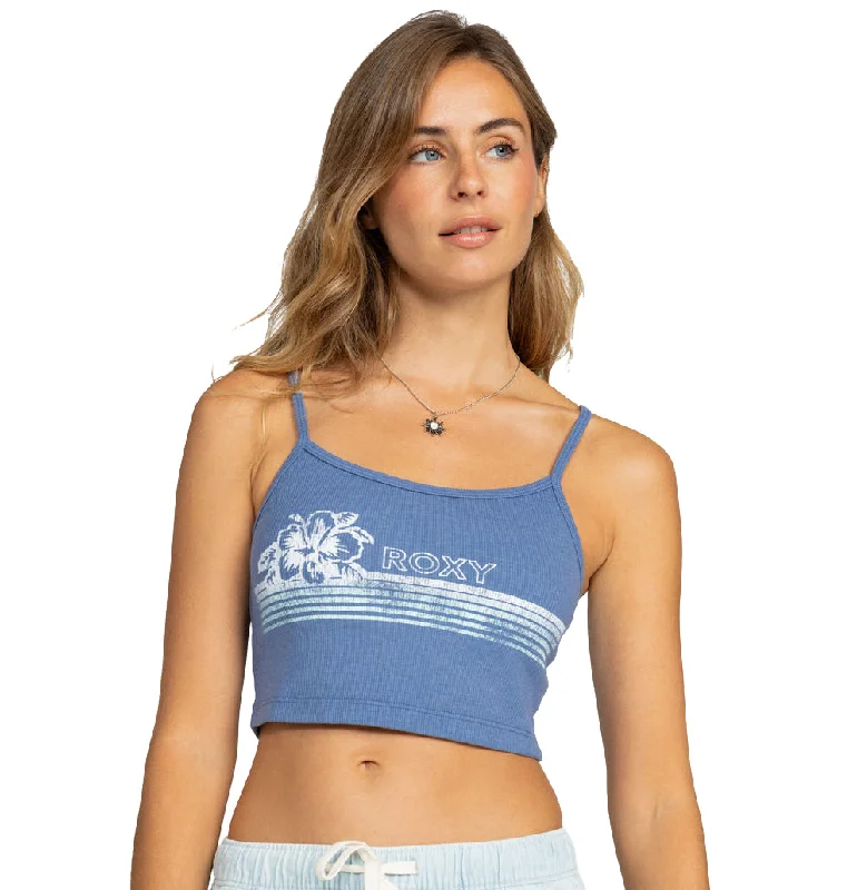 Special Occasion Wear Roxy Hibiscus Swell Dive In Tank