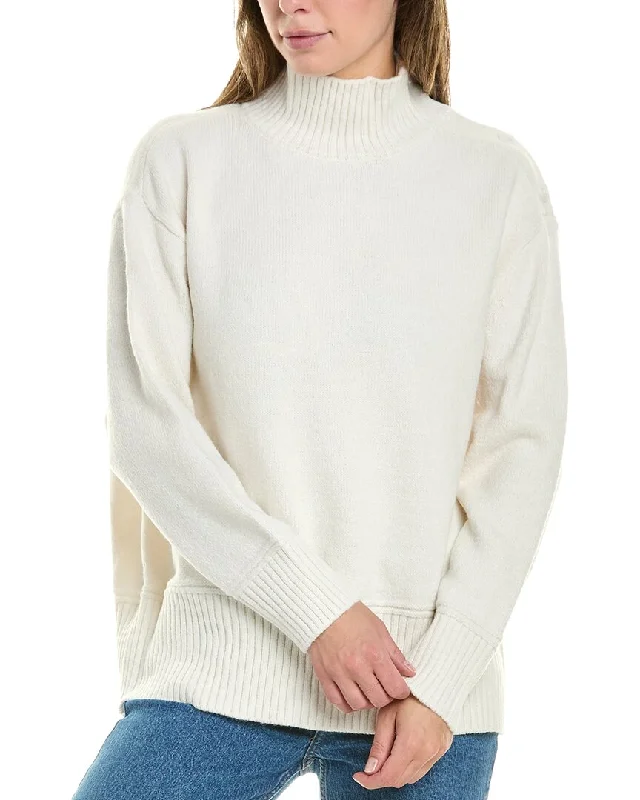 Seasonal Fashion Design History Mock Neck Sweater