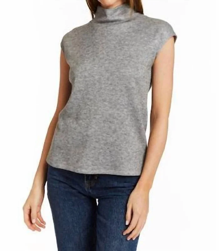 Seasonal Clearance Alejandro Top In Heather Grey