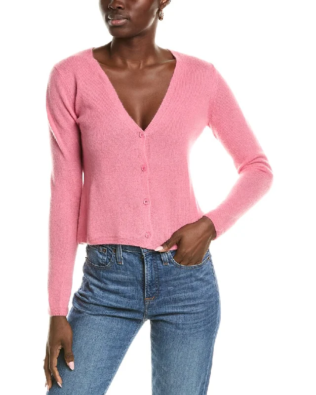 Women's Evening Wear sofiacashmere Modern V-Neck Cashmere Cardigan