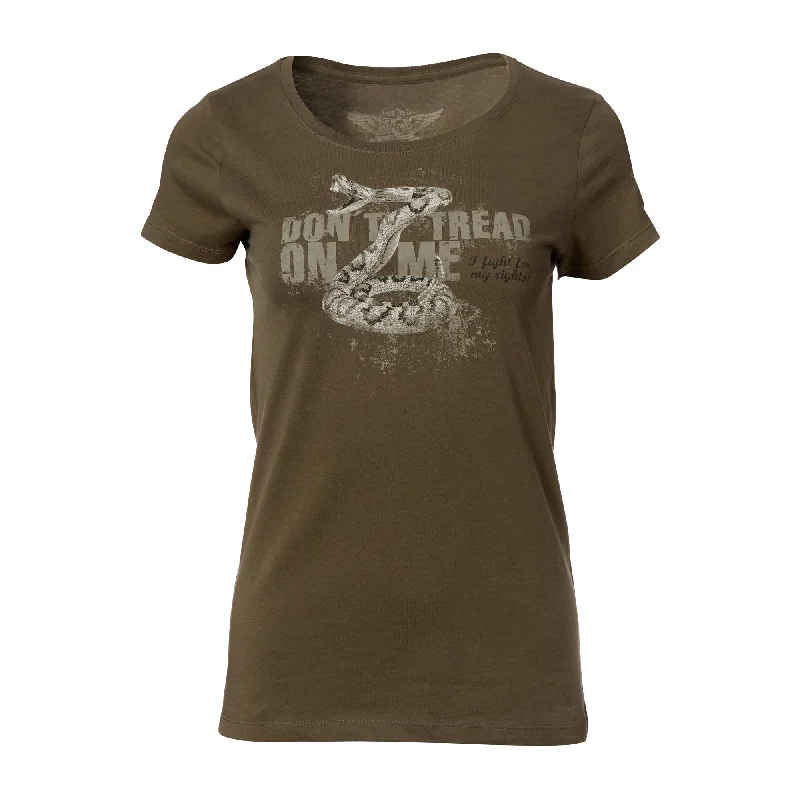 Women's Urban Fashion Women's T-Shirt Don?t Tread On Me army