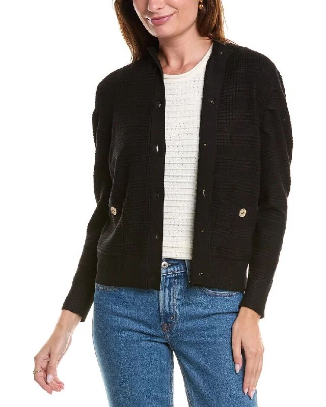 Relaxed Style YAL New York Pocket Front Cardigan