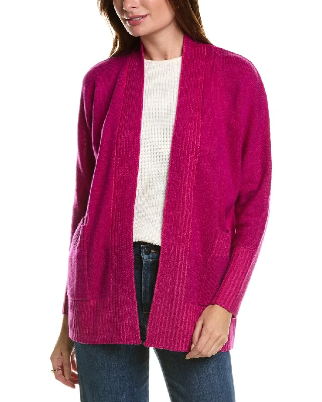 Exclusive Women's Fashion Collection Forte Cashmere Plaited Wool & Cashmere-Blend Cardigan