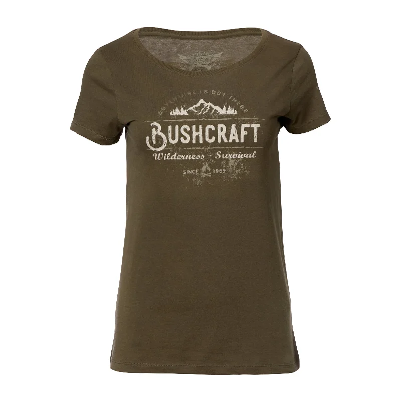 Premium Style Bushcraft Wilderness Survival Army Women's T-shirt