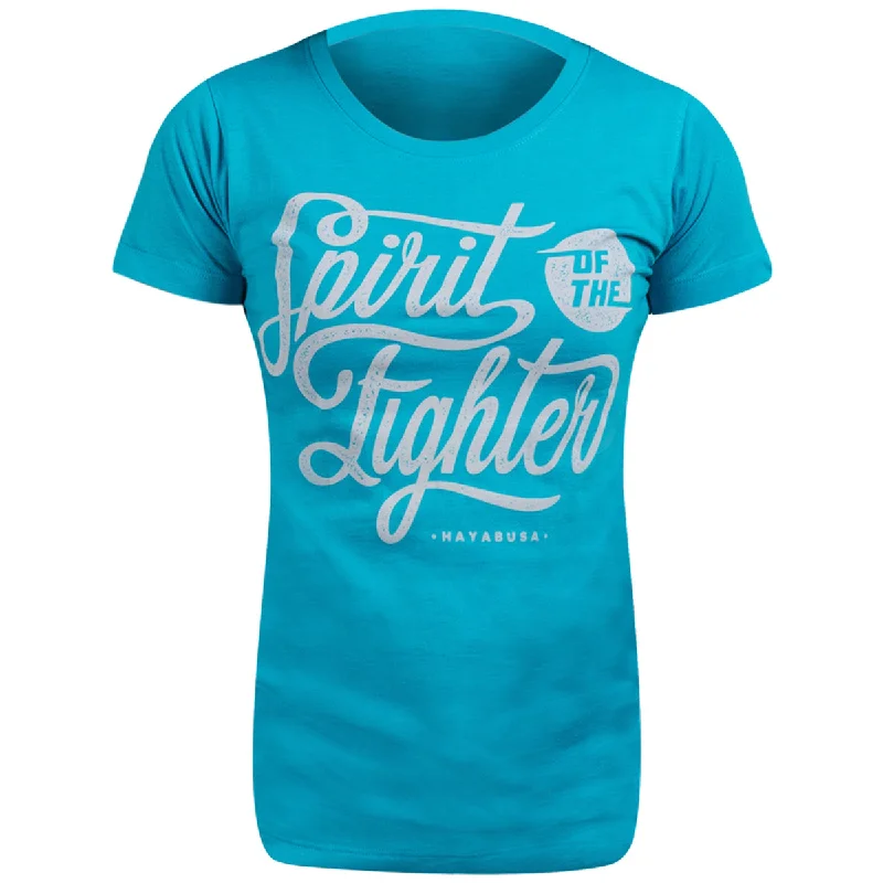 Casual Chic for Women Hayabusa Women's Classic Spirit of the Fighter T-Shirt - Medium - Blue