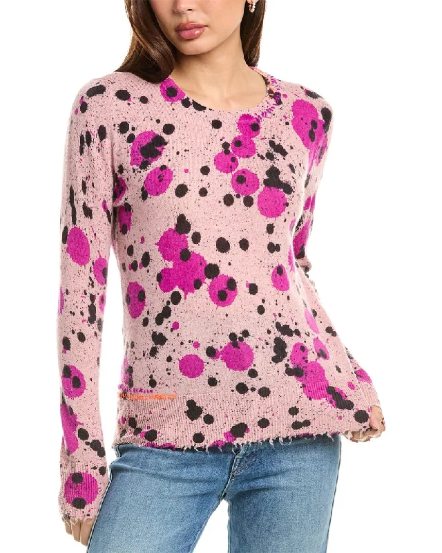 Best Online Clothing Boutiques Lisa Todd Splatter Wool & Cashmere-Blend Sweater