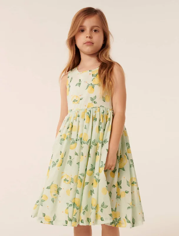 Special Offers Rhea Gathered Girls Dress