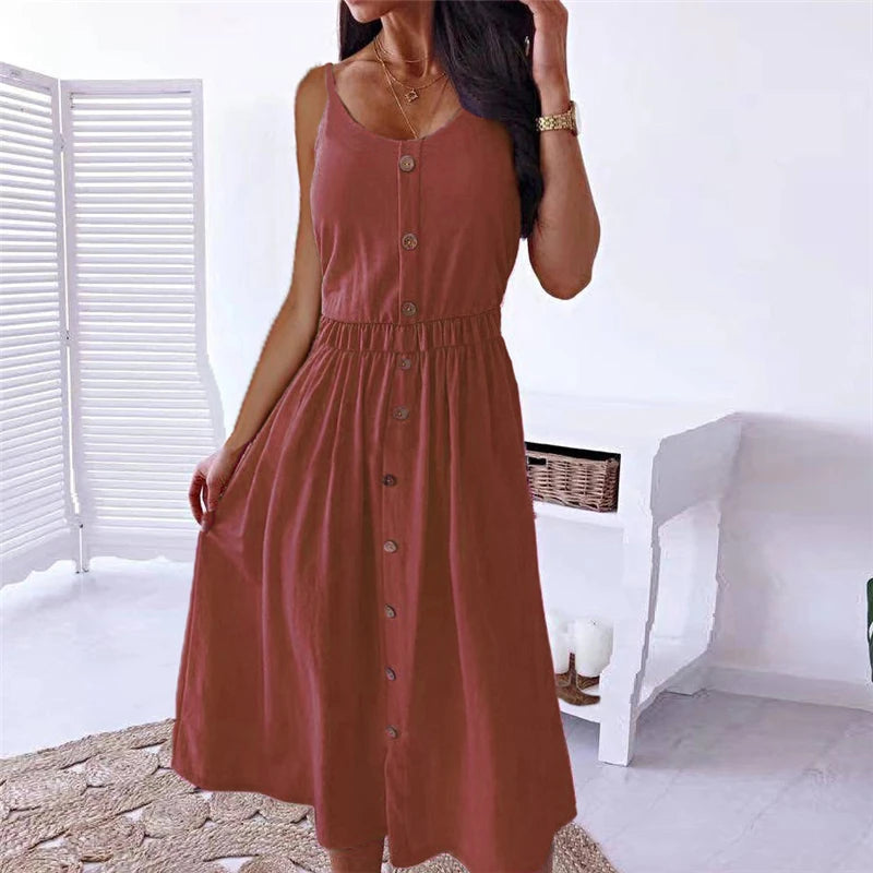 Elegant Style DressBetty - 2024 Vintage Boho Party Elegant Knitted Female Evening Midi Dress