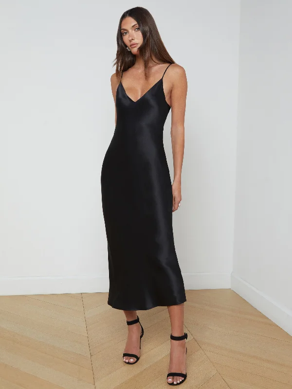 Best Online Boutiques For Women Seridie Silk Slip Dress