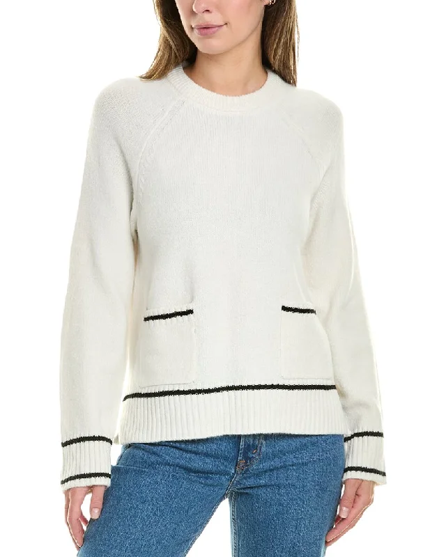 Chic Casual Style Design History Patch Pocket Sweater