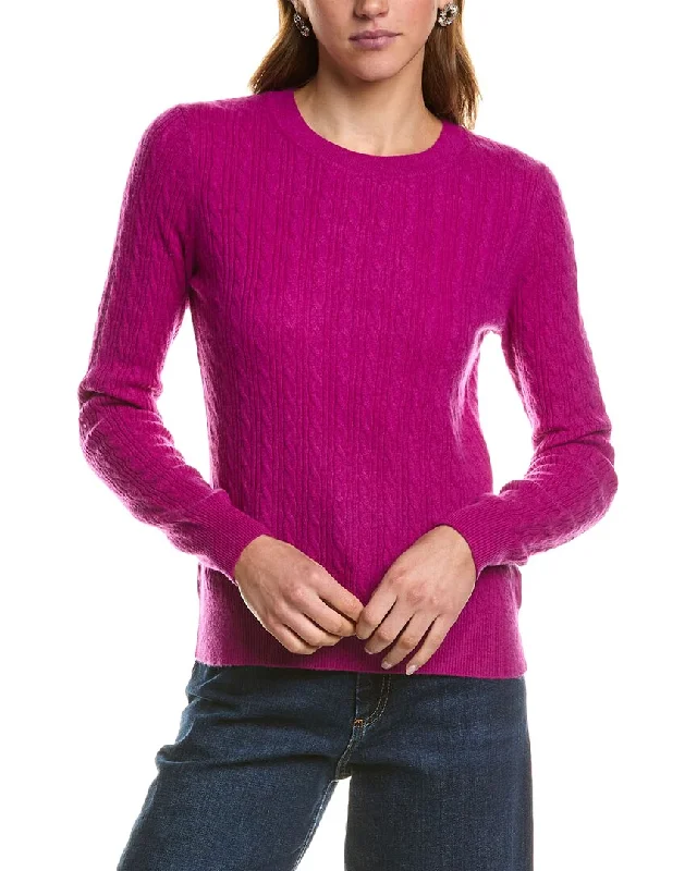 Trendy Threads InCashmere Cable Cashmere Sweater