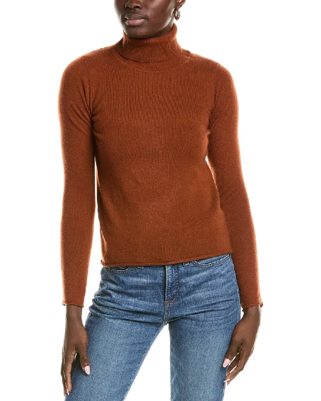 Clothing Sale sofiacashmere Roll Cuff & Hem Turtleneck Sweater