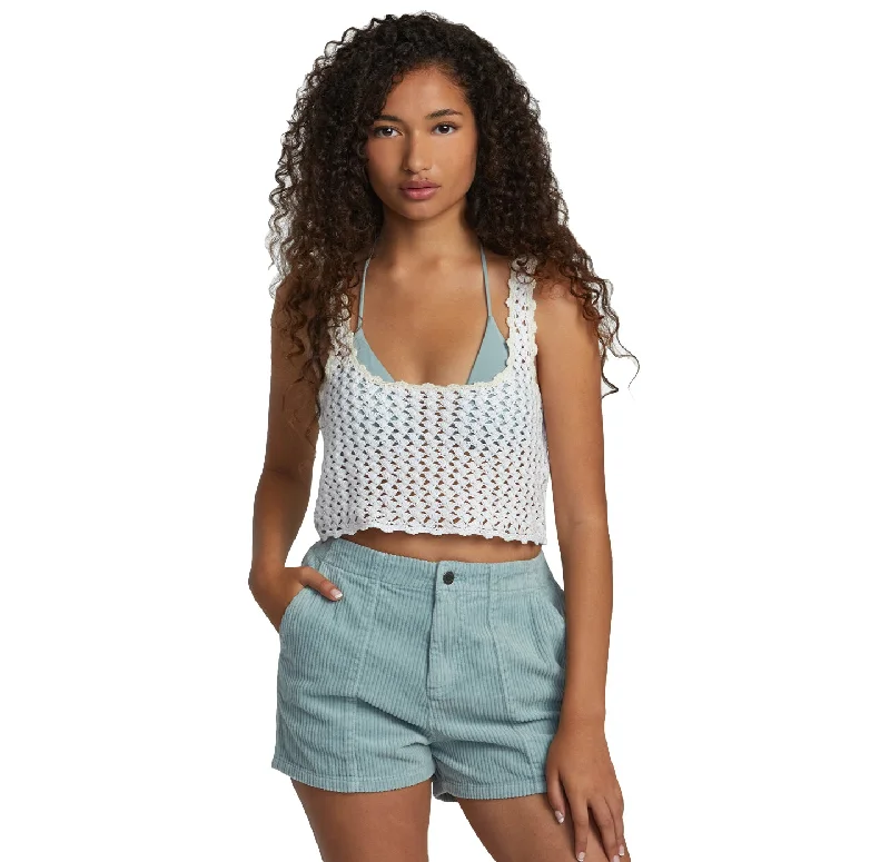 Urban Femme Streetwear RVCA Railed Crochet Tank