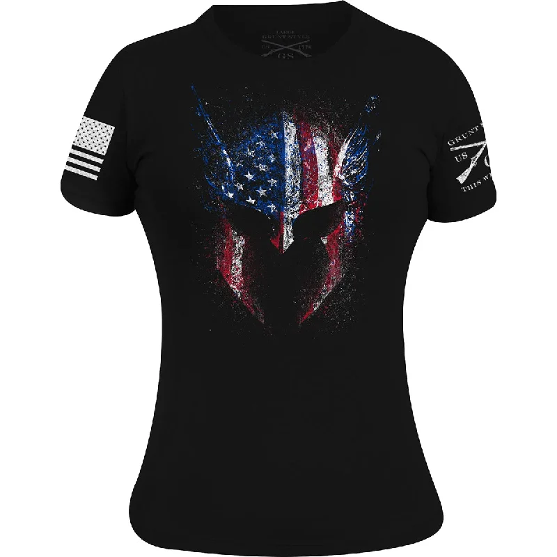 Fashion-forward Women's Wear Grunt Style Women's American Valkyrie T-Shirt - Black