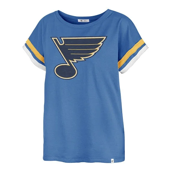 Trend Alert St. Louis Blues 47 Brand Womens Premier Skylar Note Tee - Light Blue