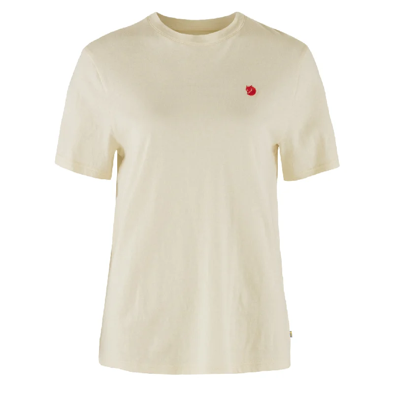 Women's Fashion Clothing Fjallraven Womens Hemp Blend T-shirt Chalk White