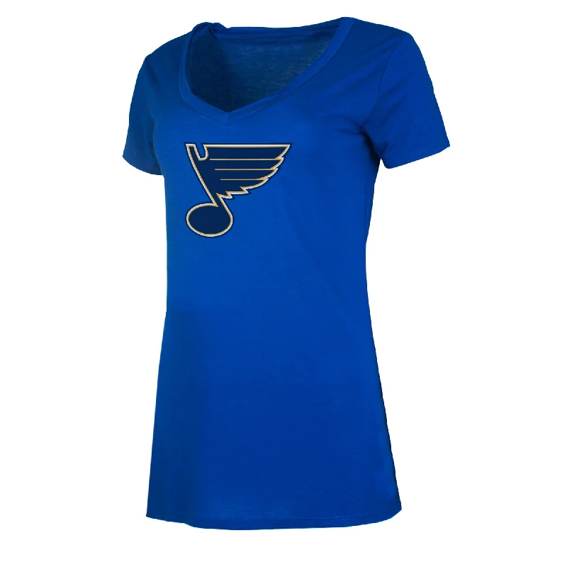 Big Savings ST. LOUIS BLUES COLLEGE CONCEPTS WOMENS NOTE TEE