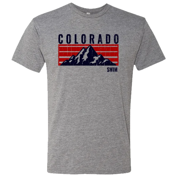 Women's Clothing Online Swim Colorado Mountain Logo T-Shirt