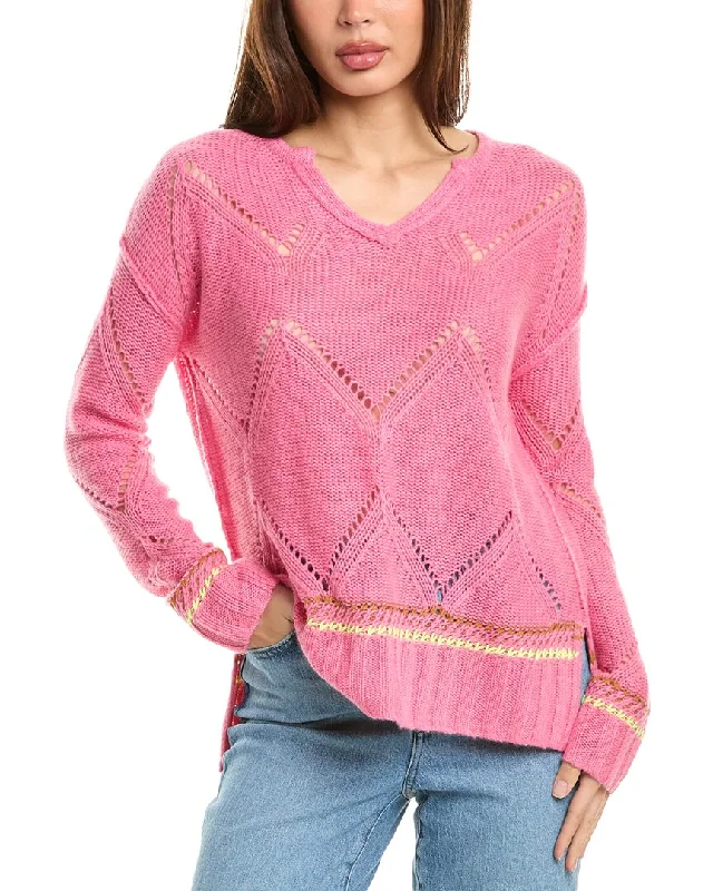 Clearance Sale Online Lisa Todd Split Neck Cashmere Sweater