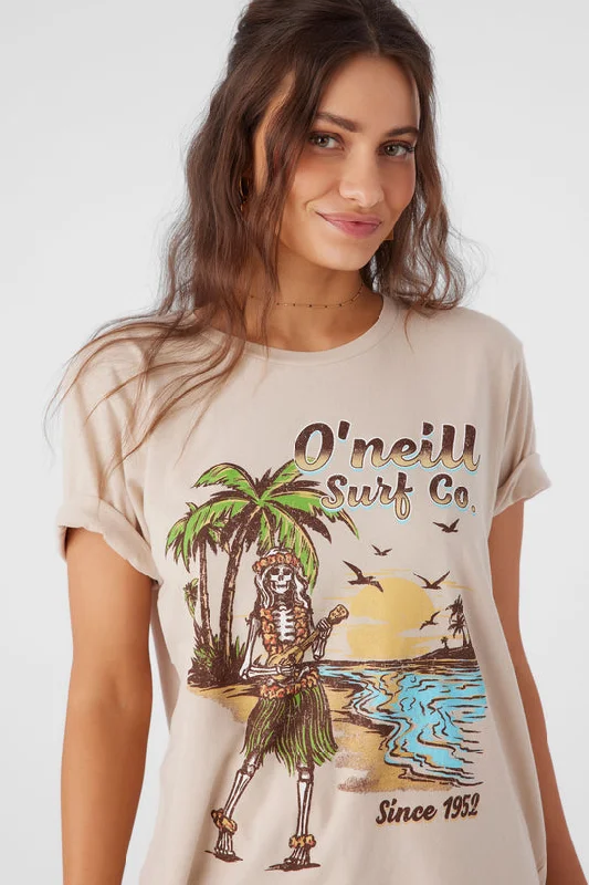 Outfits For Girls Oneill HULA HULA TEE - CEMENT