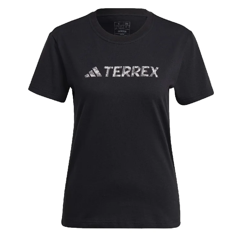 Women's Clothing Online Sale Adidas Terrex Womens Classic Logo T-Shirt Black