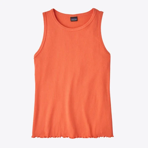 Unleash Your Fashion Patagonia Rib-Knit Tank Top - Coho Coral