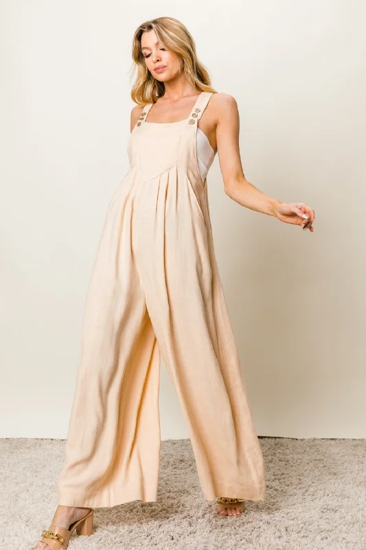 Flash Sale Event Sleeveless Wide Leg Jumpsuit