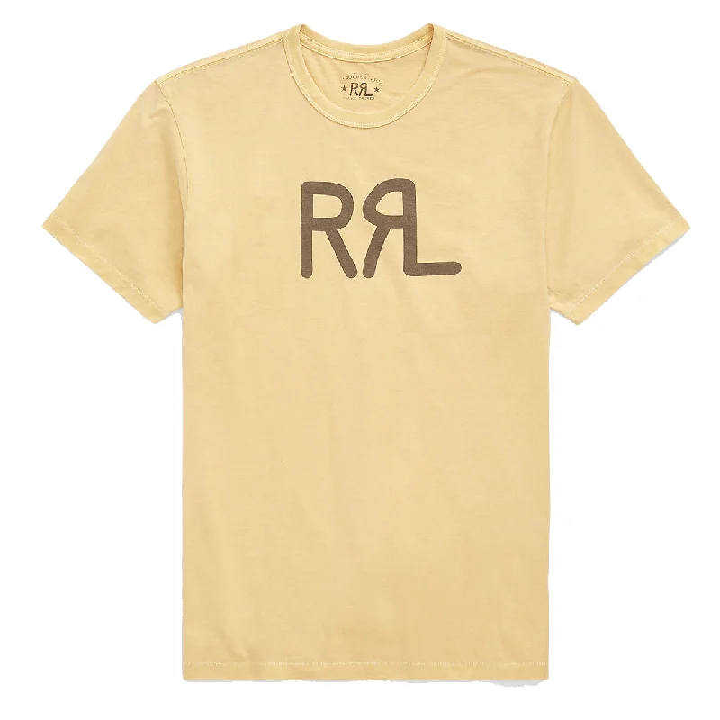 Woman Clothing RRL by Ralph Lauren RRL Ranch Logo T-Shirt Yellow