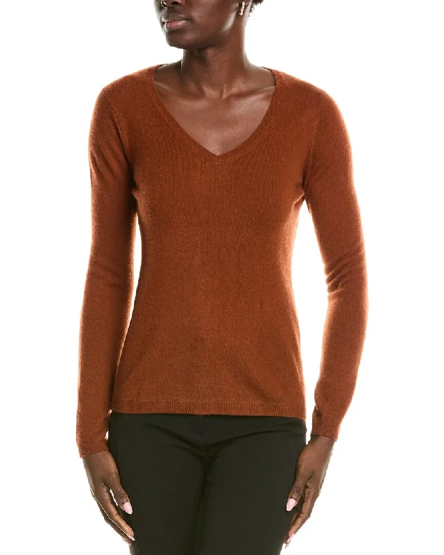 Affordable Online Boutique sofiacashmere Modern V-Neck Cashmere Sweater