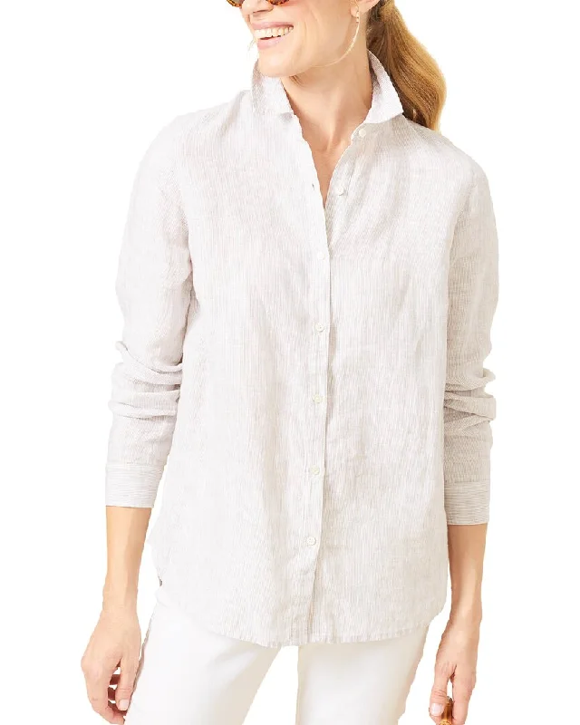 Women's Clothing Online Sale J.McLaughlin Britt Linen Blouse