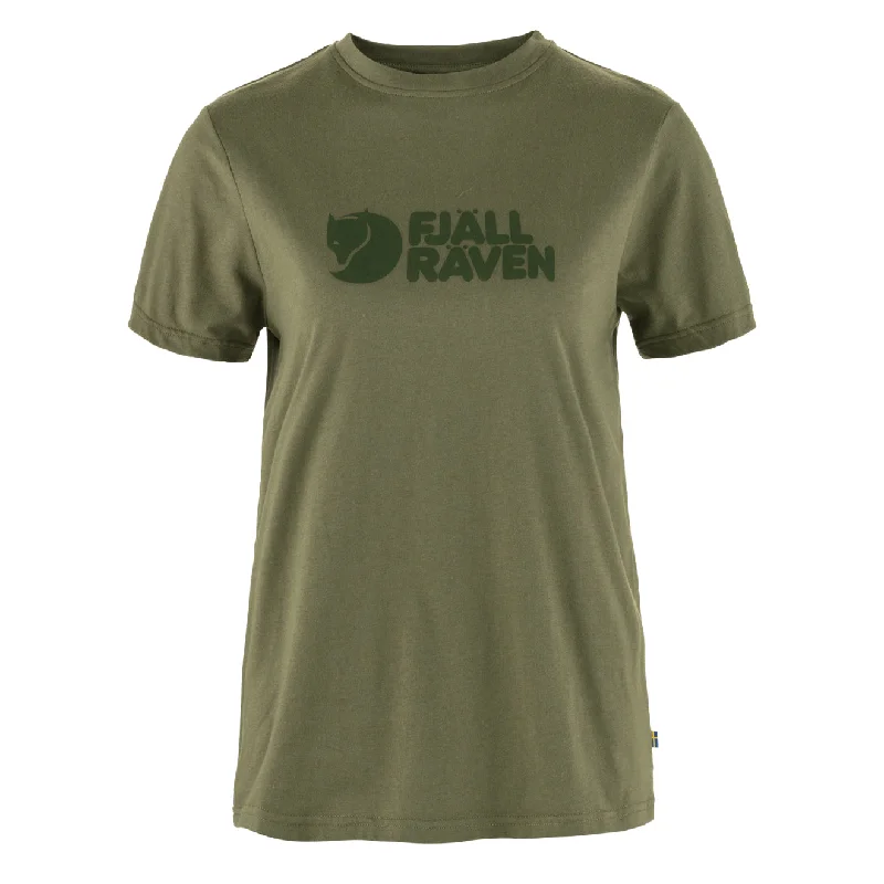 Best Boutiques Online Fjallraven Womens Logo T-Shirt Green