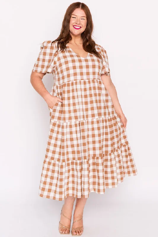 Seasonal Picks Percy Brown Gingham Dress