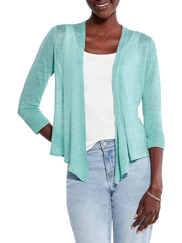 Fashion Forward Femininity Womens Duster Ribbed Cardigan Sweater