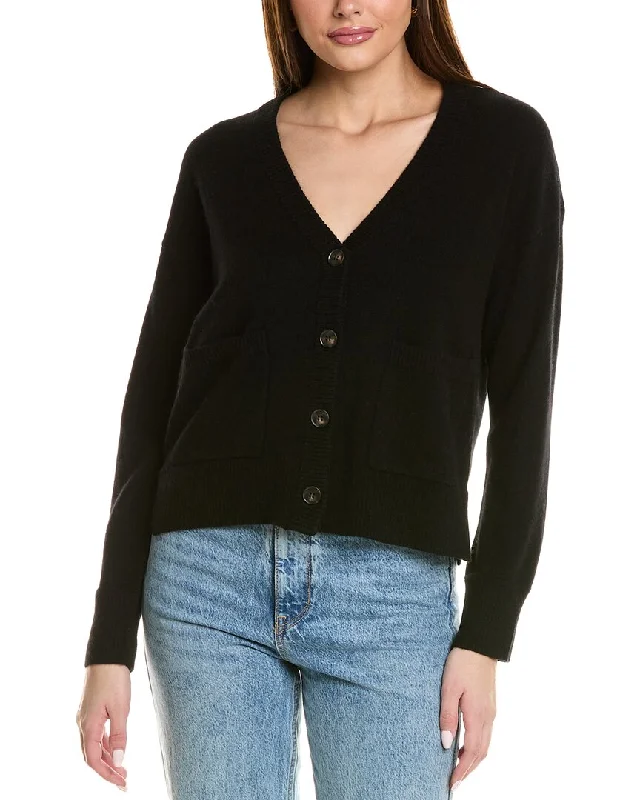 Eclectic Fashion Design History V-Neck Cashmere Cardigan