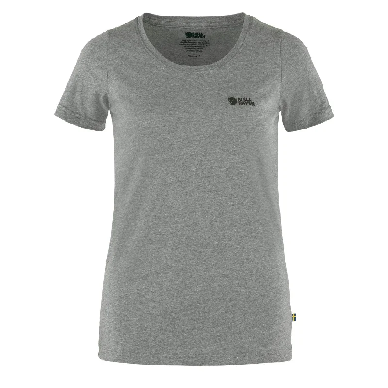 Discount Store Fjallraven Womens Logo T-Shirt Grey Melange