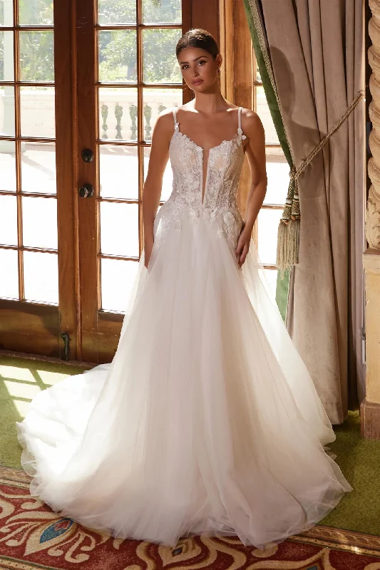 Best Sellers Nox Anabel JE1021 A Line Long Wedding Dress